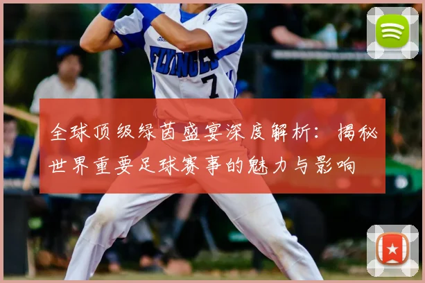 全球顶级绿茵盛宴深度解析：揭秘世界重要足球赛事的魅力与影响