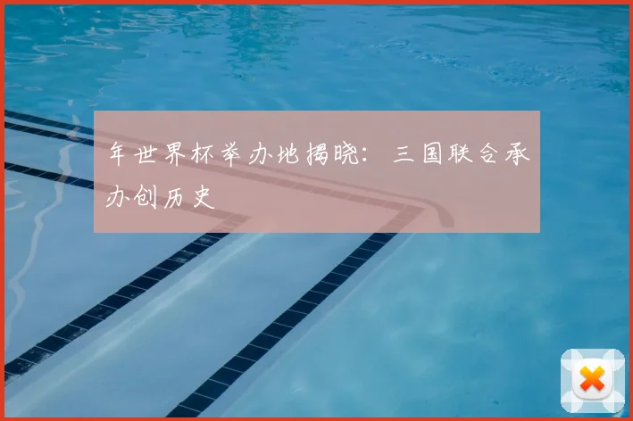 年世界杯举办地揭晓：三国联合承办创历史