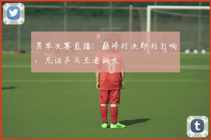 男单决赛直播：巅峰对决即刻打响，见证乒乓王者诞生